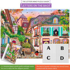 HUADADA puzzle grey card material offers smooth interlocking and premium feel.