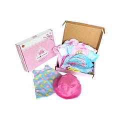 Huang Cheng Toys handmade dress close-up shows quality stitching and elastic closure