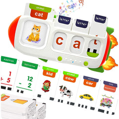 HUBFIVY Alphabet Flash Cards front view for early literacy practice