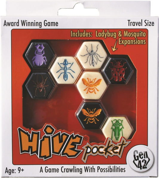HUCH Hive Pocket Ladybug expansion enhances two-player strategy on the go.