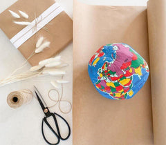 Hugg-A-Planet Classic Political Earth packaging for storage and gifting