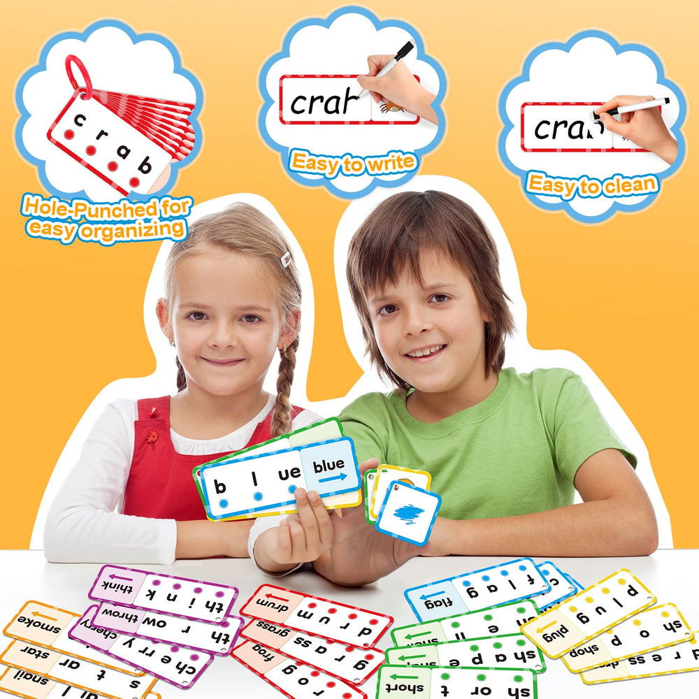 HugHush picture cards with rings for easy organization and travel.