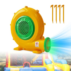 Huilynsen bounce house blower front view for fast inflation.