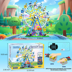 HuiNiu Ferris Wheel two-way rotation showcases smooth motion.