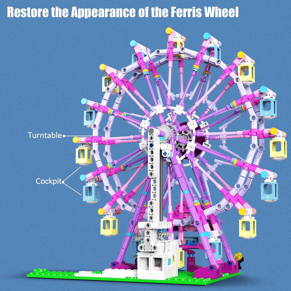 HuiNiu interlocking blocks create a challenging STEM display model.