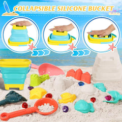 HUITEM Sand shovel set designed for quick sandcastle shaping.