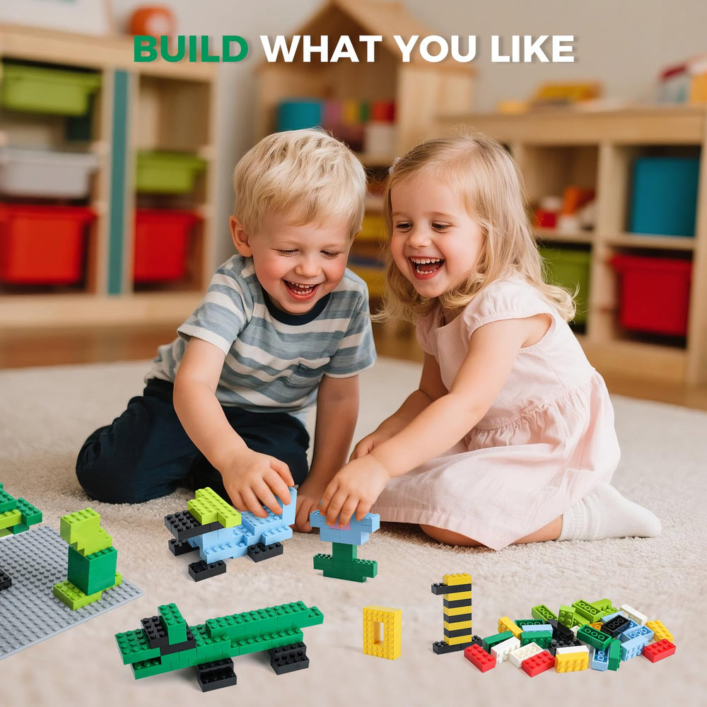 HUIZDQ colorful building kit supports open-ended play