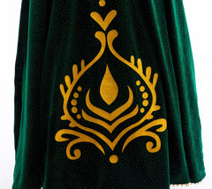 Hulaha snowflake embellishment cape for winter photo moments