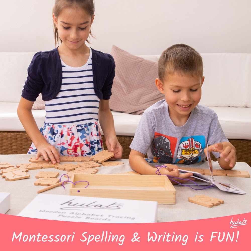 Hulats alphabet flash cards support spelling awareness and quick letter recall.