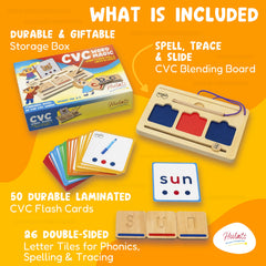 Hulats CVC Word Magic gift box keeps everything organized and gift-ready.