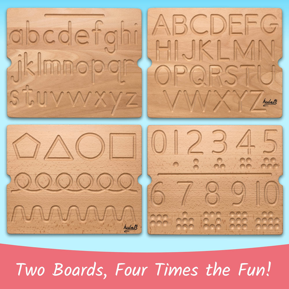 Hulats Learn to Write classroom-ready tracing board for group activities