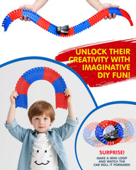 Humzo Spider Tracks assembly play mat encouraging problem-solving and teamwork.