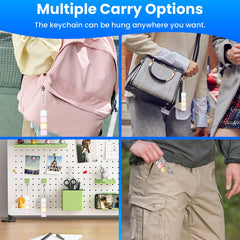 Compact clip design keeps the Hunfuthr fidget handy.