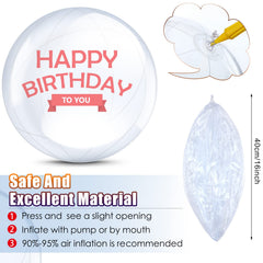 Hungdao transparent pool ball enhances summer vibes with reflective surfaces.