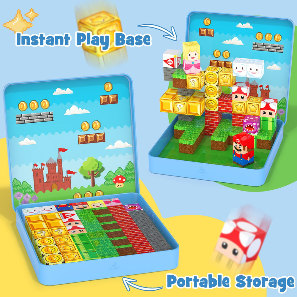 Hunloot compact iron storage box closed after play.
