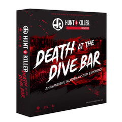 Hunt A Killer Death at the Dive Bar cover art sparks suspense for game night