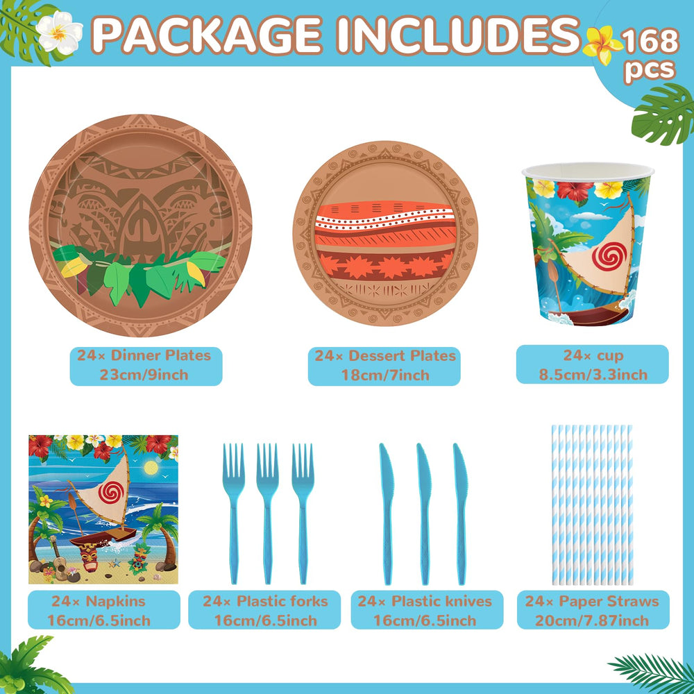 Huorege Ocean Party dessert plates add playful ocean charm for kids' gatherings