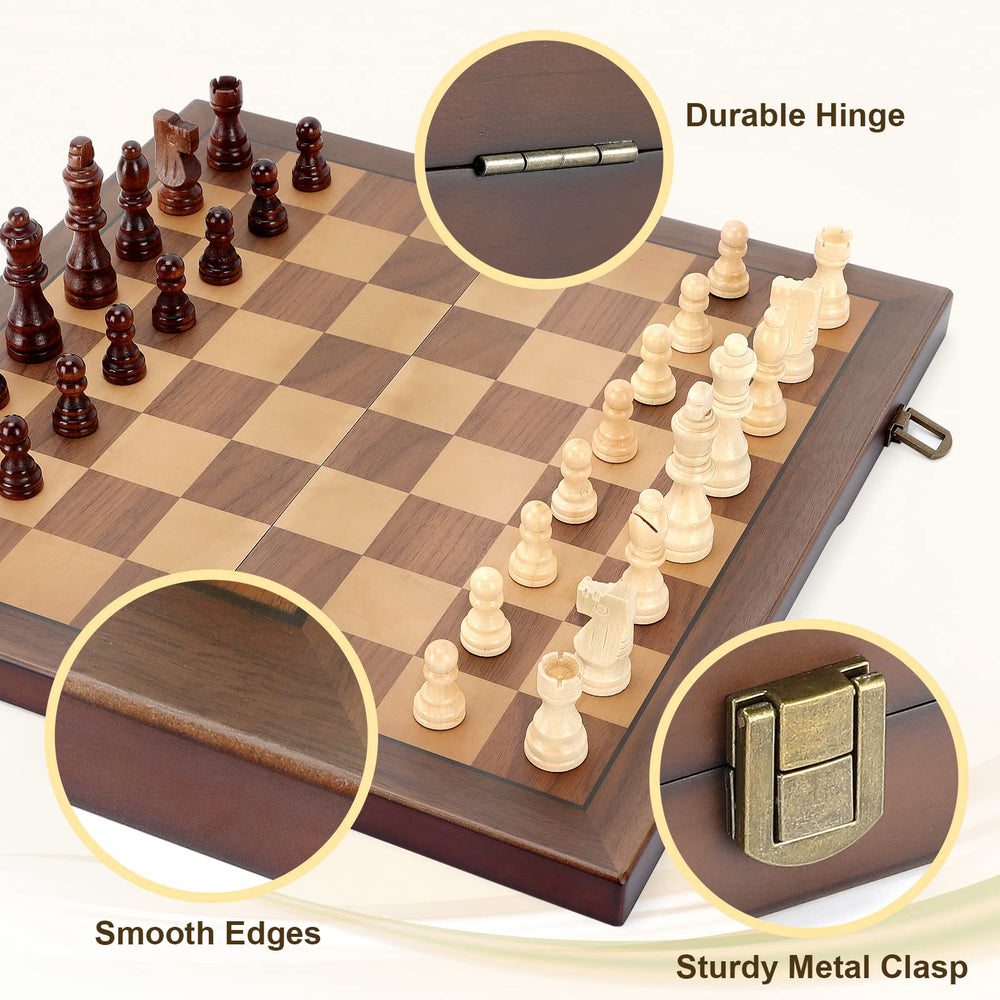 Hurdaos chess set includes two extra queens for pawn promotion