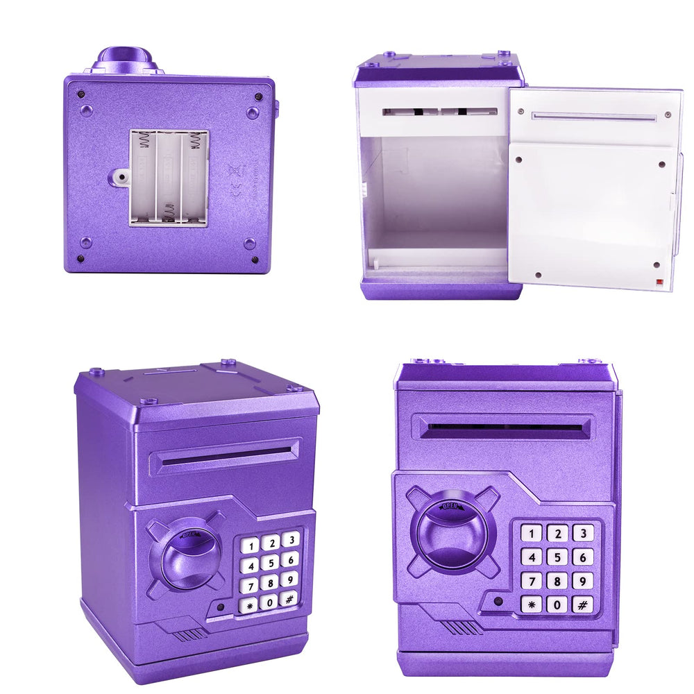 HUSAN piggy bank ABS material emphasizes durability and safety