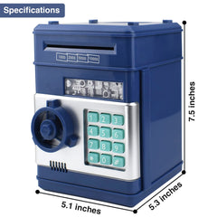 HUSAN piggy bank bill slot accepts paper money.