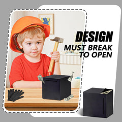 HUSAN education purple model engages kids with a playful saving experience.
