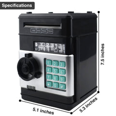 HUSAN Piggy Bank password pad with four-digit code setup