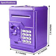 HUSAN piggy bank 4-digit password panel ensures security