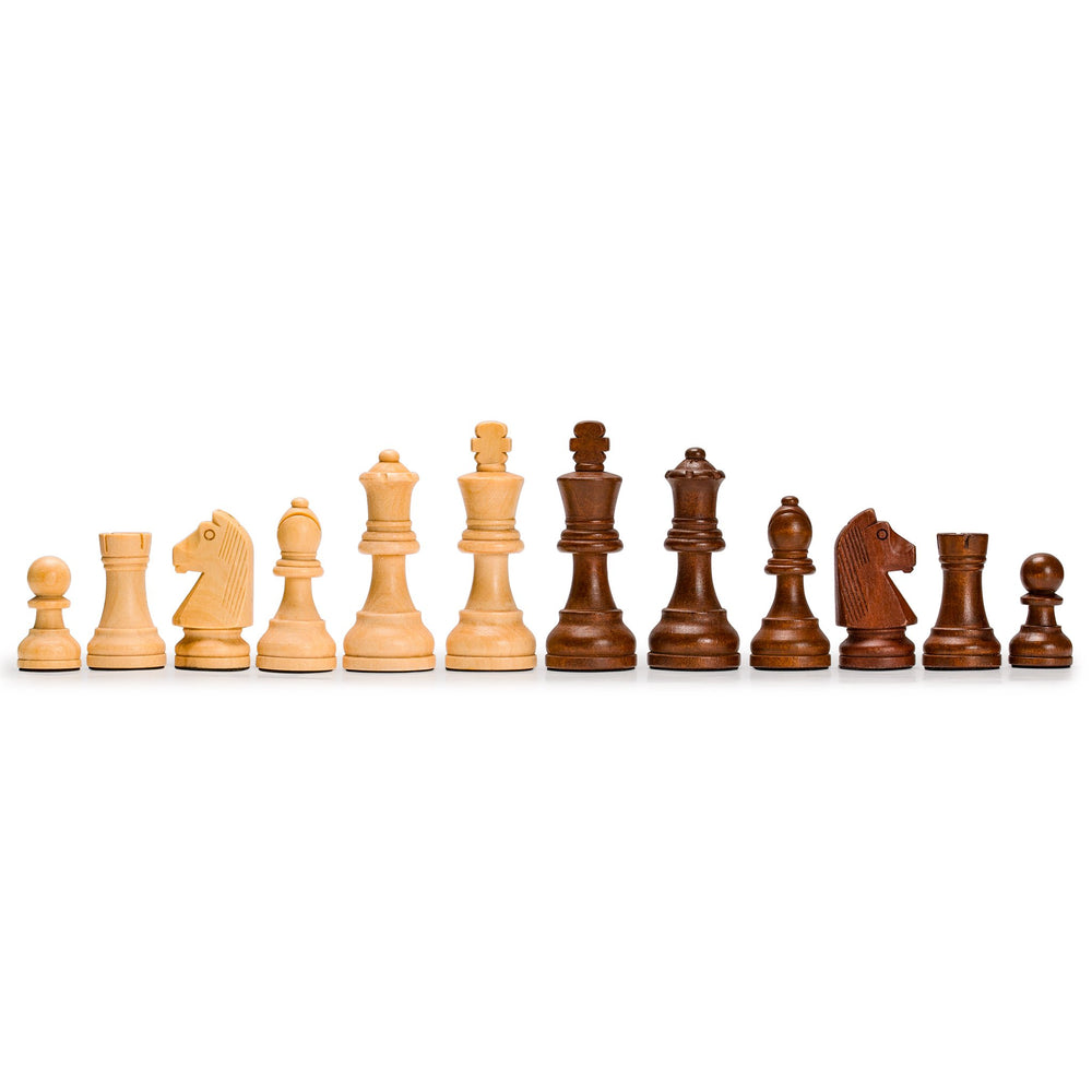 Husaria Staunton No.5 with two extra queens for promoted-pawn scenarios.