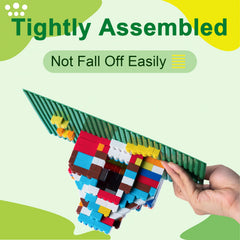 Husfunov baseplates made from durable ABS plastic withstand daily use