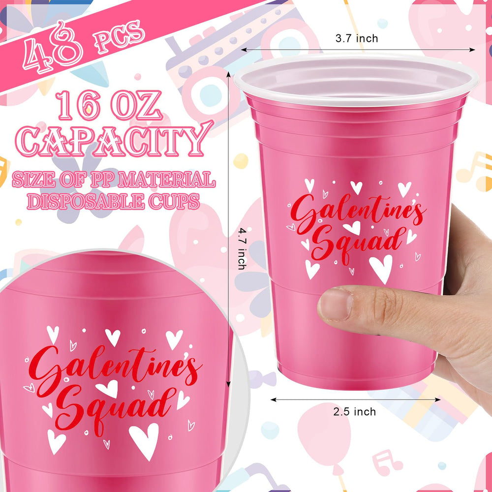 Hushee 16oz cups are durable and stackable for easy storage and quick setup.