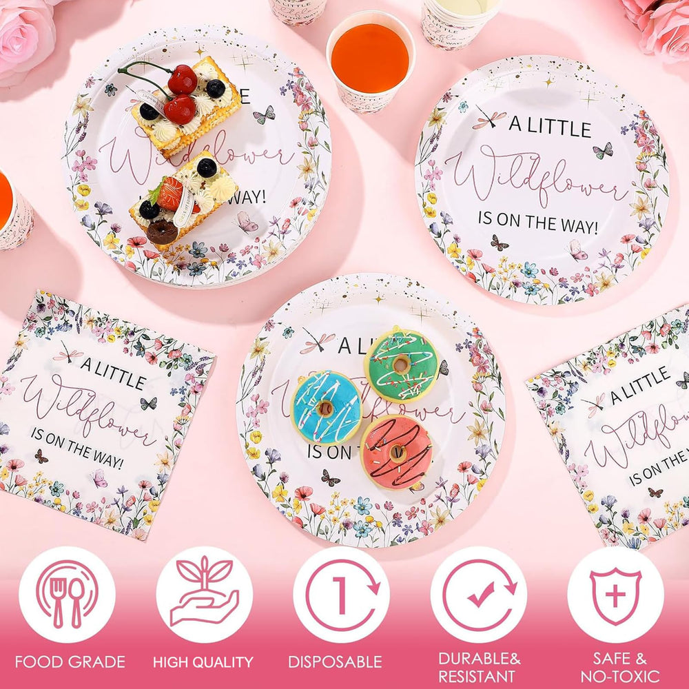 Hushee wildflower butterflies decor closeup for cohesive styling