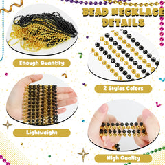Huskein beaded parade throw in black and gold highlights event flair