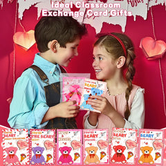 Huyamap classroom valentines kit makes quick, organized party favors.