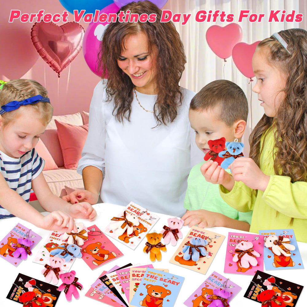 Huyamap cute bear keychains, lightweight backpack-friendly charms