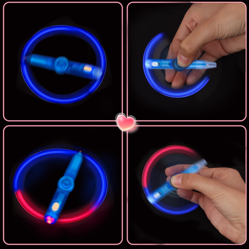 Huyamap LED spinner fidget pen spins for interactive play