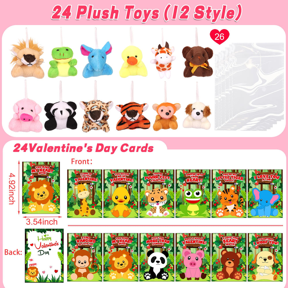 Huyamap mini plush animals in 14 designs ideal for sharing