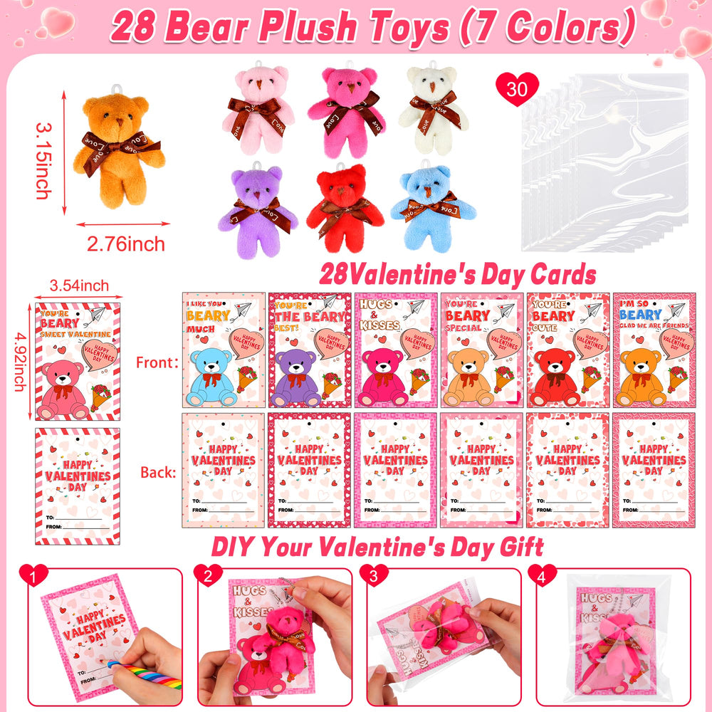 Huyamap valentines cards with seven designs for classroom exchanges.