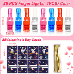 Huyamap valentines card LED light patterns add interactive fun at parties