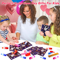 Huyamap valentines card with twist-tie attachment ensures quick setup