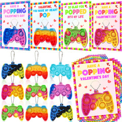 Huyamap valentines cards 24-pack for kids classroom gift exchanges.