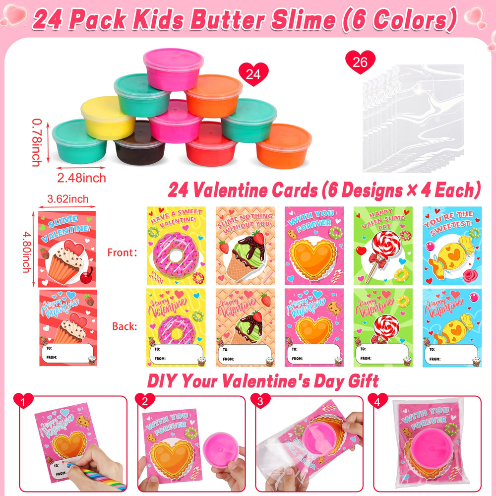 Huyamap valentines cards designs accompanying slime for engaging classroom exchanges