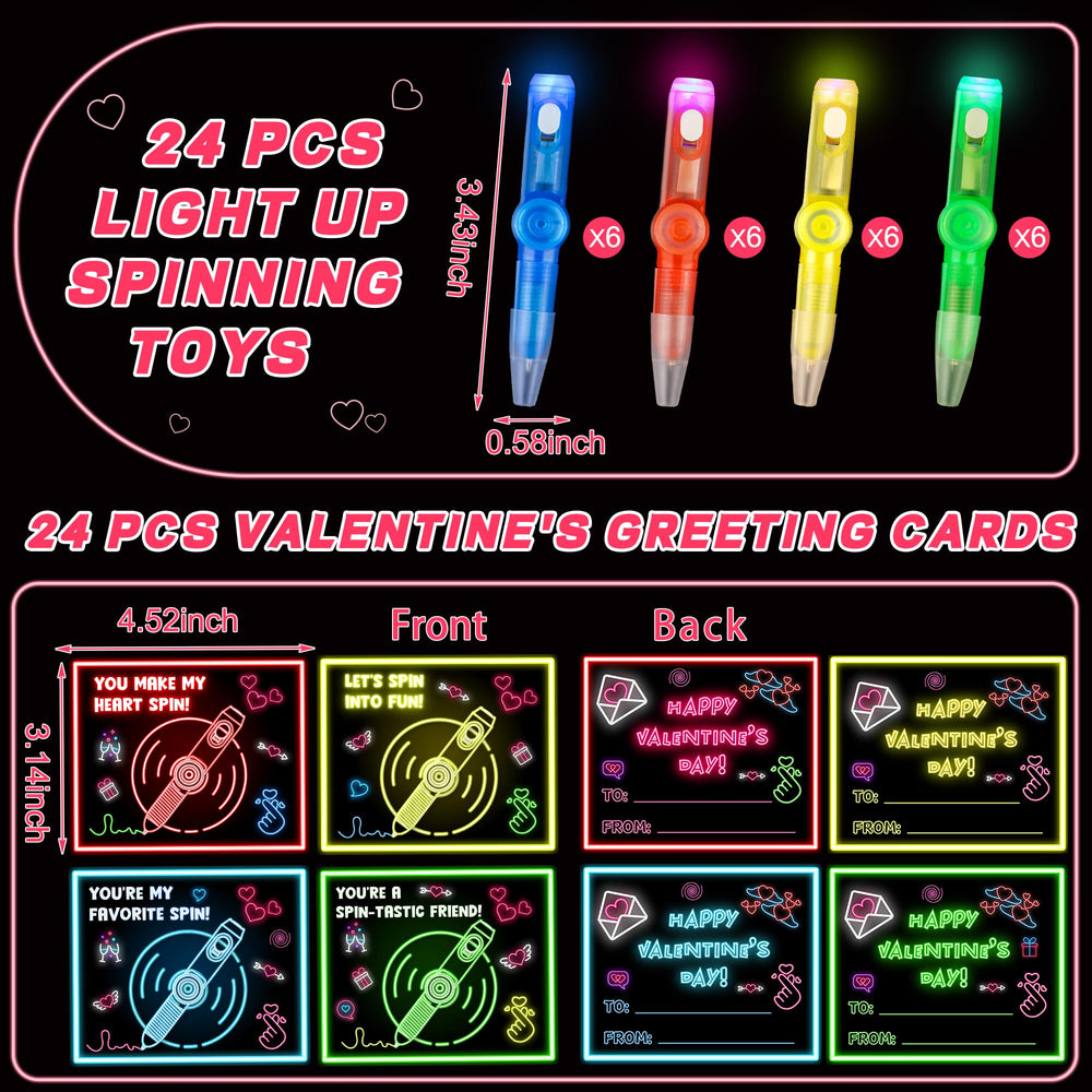 Huyamap four-design Valentines cards for classroom exchanges