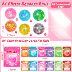 Huyamap valentines cards with humorous sayings paired with stress balls.