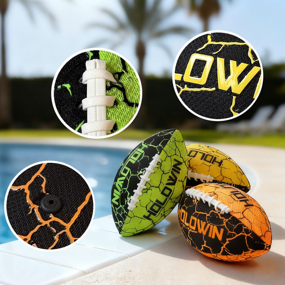 HW HOLOWIN water football at family pool party for all ages.
