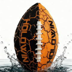 HW HOLOWIN water football close-up shows textured surface for secure grip in wet conditions.