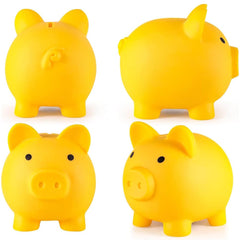 H&W Mini Piggy Bank yellow gift-ready packaging for birthdays and holidays