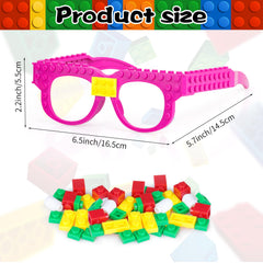 Hxezoc bricks packets offer vibrant blocks for creative glasses customization.