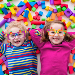 Hxezoc building bricks glasses family-play fosters creativity and shared memories
