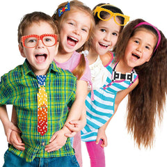 Classroom or party use with Hxezoc building bricks glasses ideas