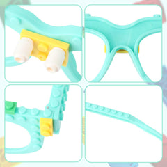 Hxezoc colorful glasses set enhances creative play at home or school.